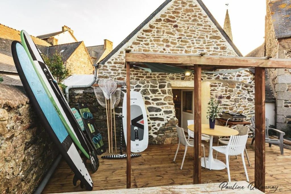 Ty Ar Mor Maison De La Mer, A 40 M De La Plage Saint-Michel-en-Grève Екстериор снимка