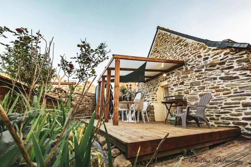 Ty Ar Mor Maison De La Mer, A 40 M De La Plage Saint-Michel-en-Grève Екстериор снимка